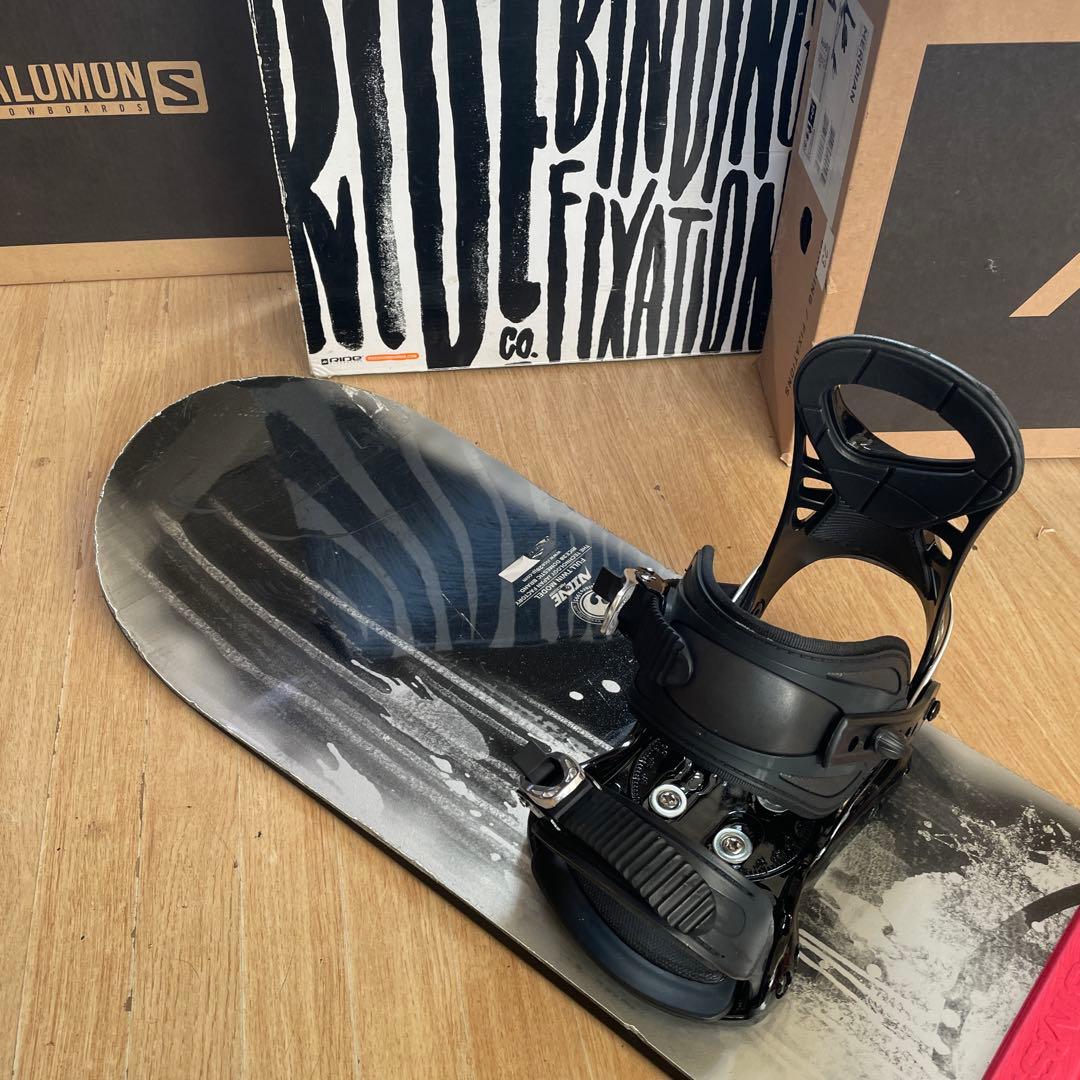 RICE28×SLQ　良質国産　スノーボードセット　OGASAKA製　バイン付