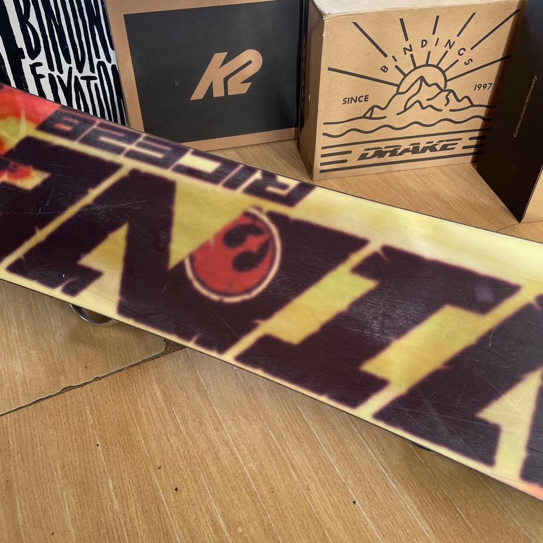 RICE28×SLQ　良質国産　スノーボードセット　OGASAKA製　バイン付