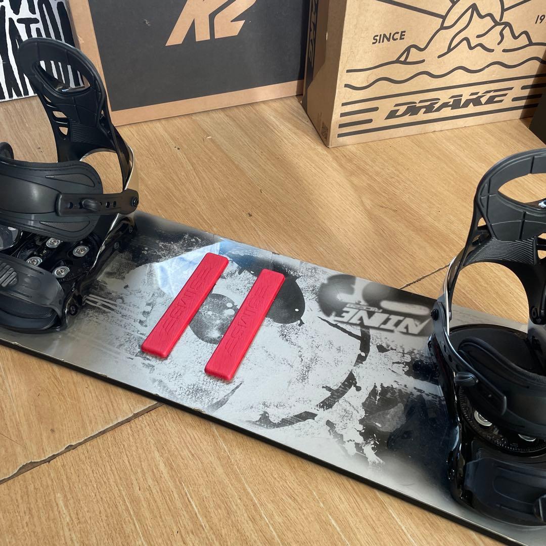 RICE28×SLQ　良質国産　スノーボードセット　OGASAKA製　バイン付
