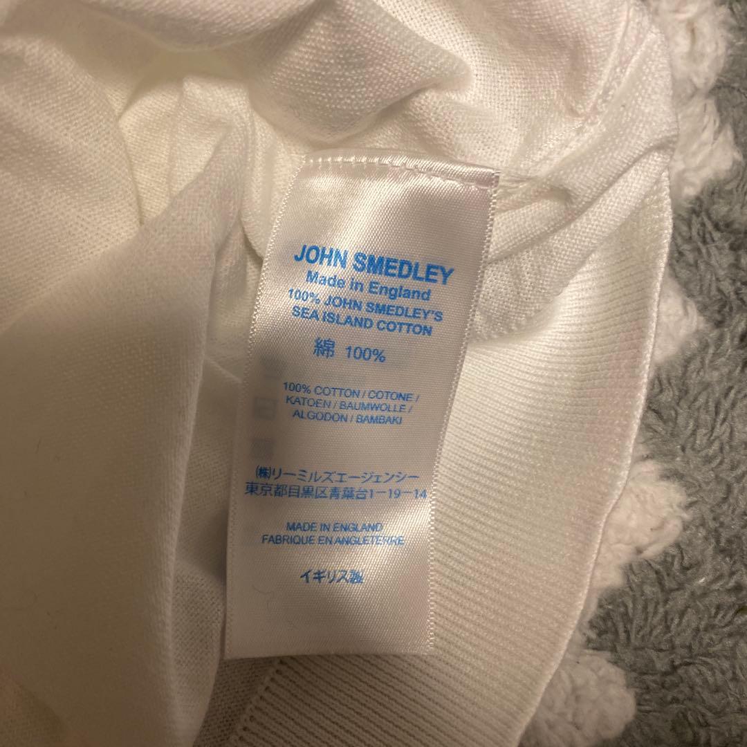 O*u様 JOHN SMEDLEY ホワイト ポロシャツ S