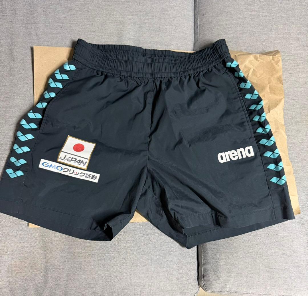 アリーナ 水泳 競泳 日本代表 支給品 ショートパンツ超レア　世界水泳ブダペスト