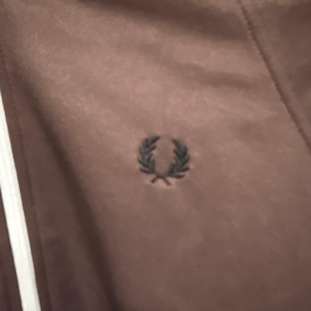 FRED PERRY ブラウン ジップアップジャケット UK 10