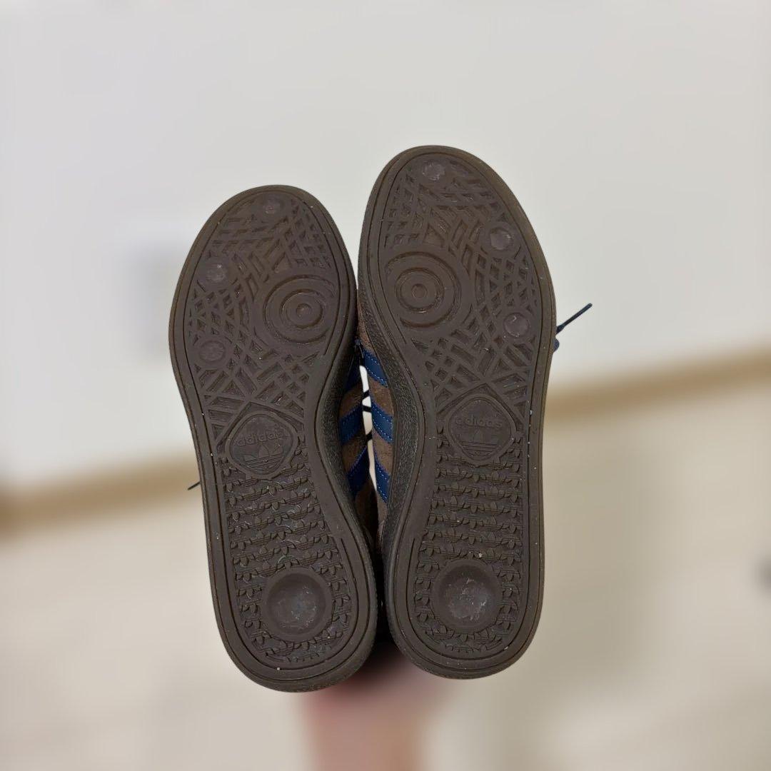 美品adidas ブラウン スエード スニーカー サイズ24.5