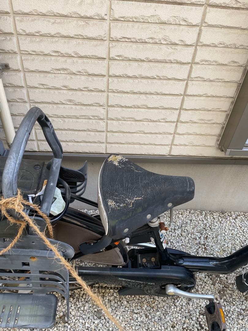 【imam refai】チャイルドシート付き電動アシスト自転車（黒）