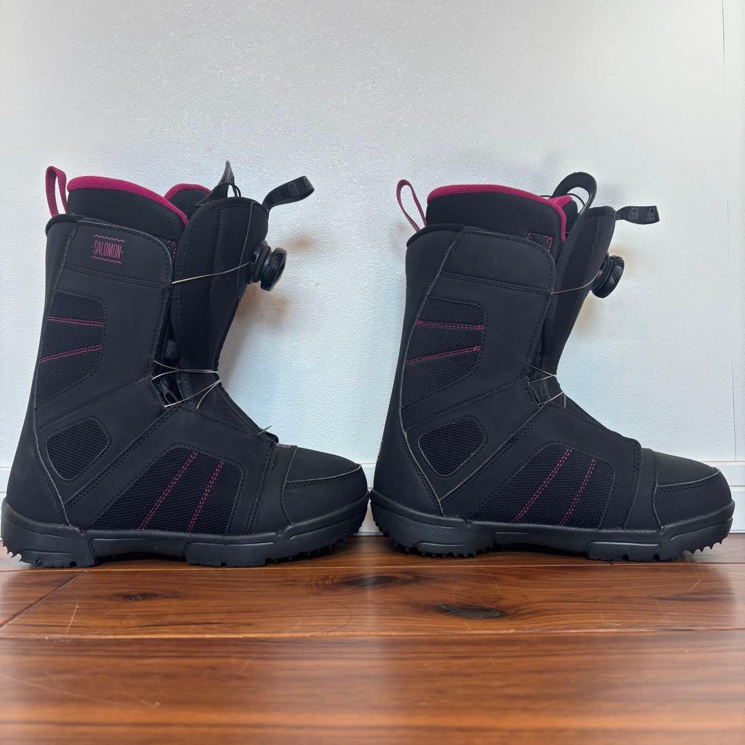 SALOMON スノーボードブーツ 24.5 SCARLET BOA サロモン