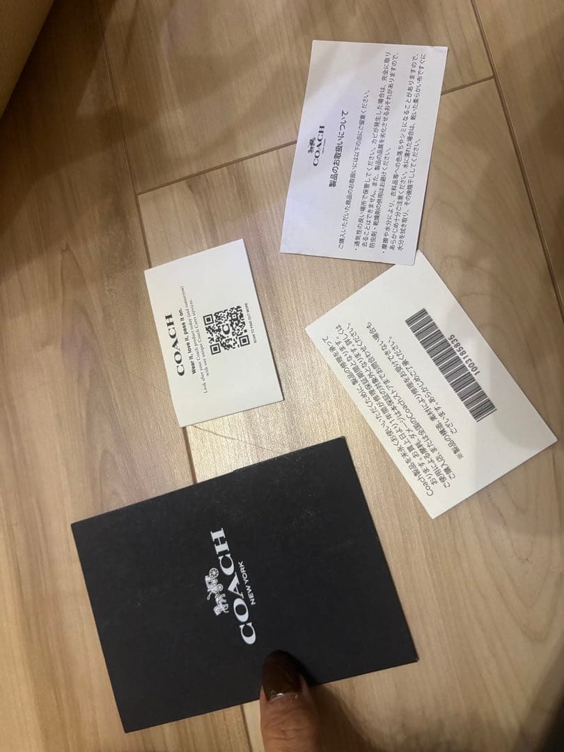 ち*坊様 ベージュ 合成皮革 ハンドバッグ　定価8万6千円