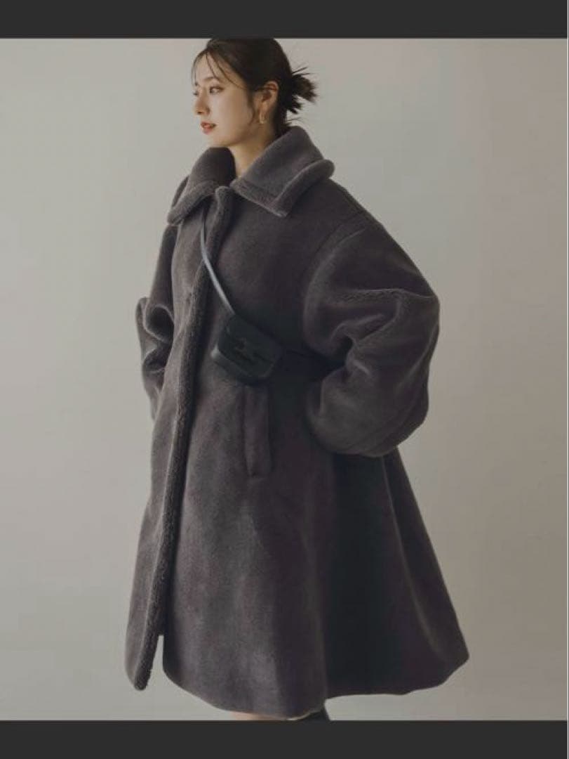 【美品】レクタングル♡テディベアテントコート♡ボアコート♡ロングコート♡コート