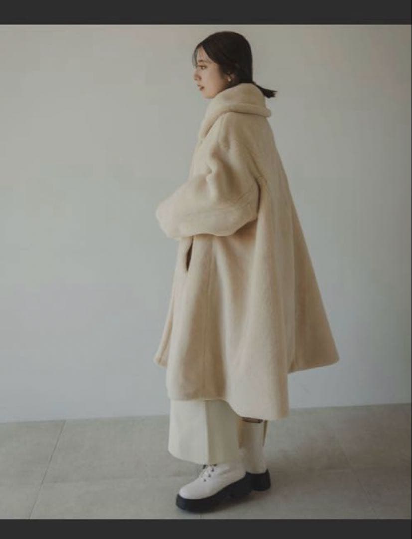 【美品】レクタングル♡テディベアテントコート♡ボアコート♡ロングコート♡コート