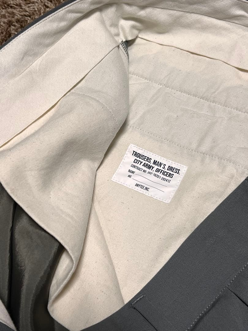 パンツ AnyteeClassics OfficerPants MilitaryGray