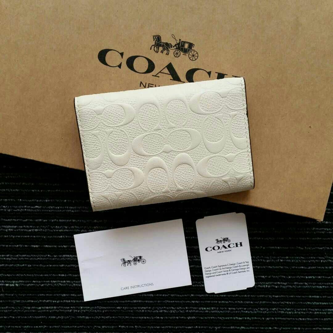 COACH キーケース F73603 新品 ホワイト 最新作モデル レディース