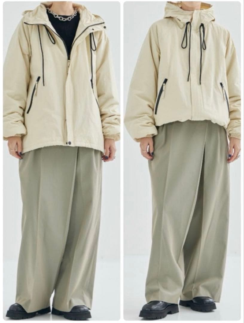 TODAYFUL Hoodie Puff Jacket/中綿ブルゾン