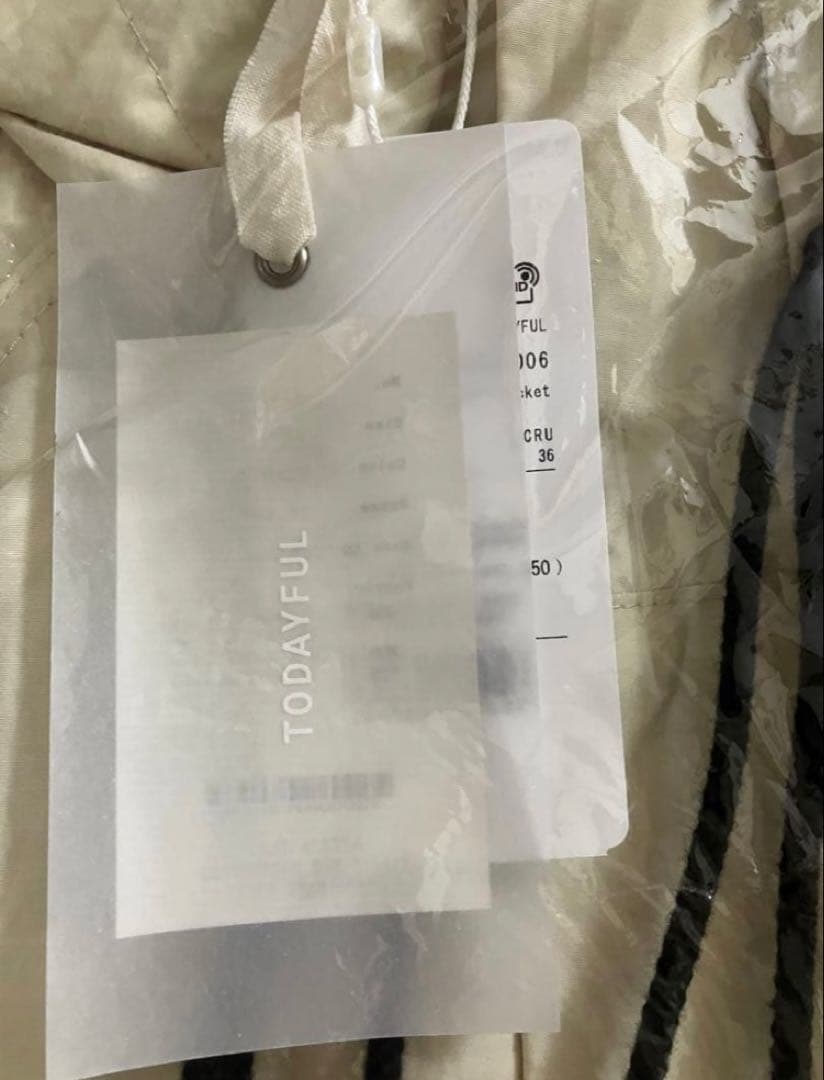 TODAYFUL Hoodie Puff Jacket/中綿ブルゾン