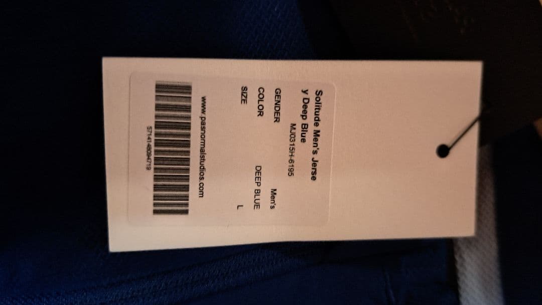 Pas Normal Studios 半袖サイクルジャージ L ディープブルー