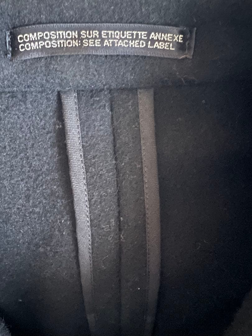 ヴィンテージ YohjiYamamoto 新品未使用ウールジャケットBLACK