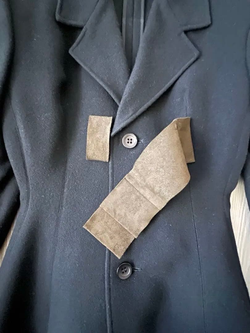 ヴィンテージ YohjiYamamoto 新品未使用ウールジャケットBLACK