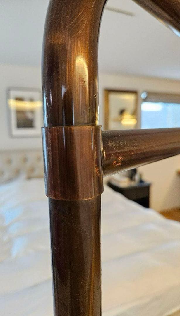 アンティークのブロンズスチールラック　2点セット　ヴィンテージ