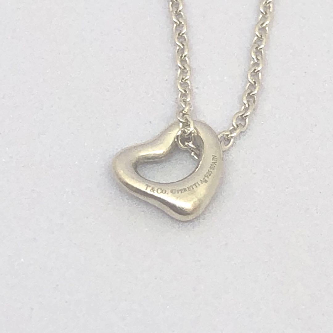 【専用‼︎】ティファニー オープンハート ネックレス オンライン限定 7mm