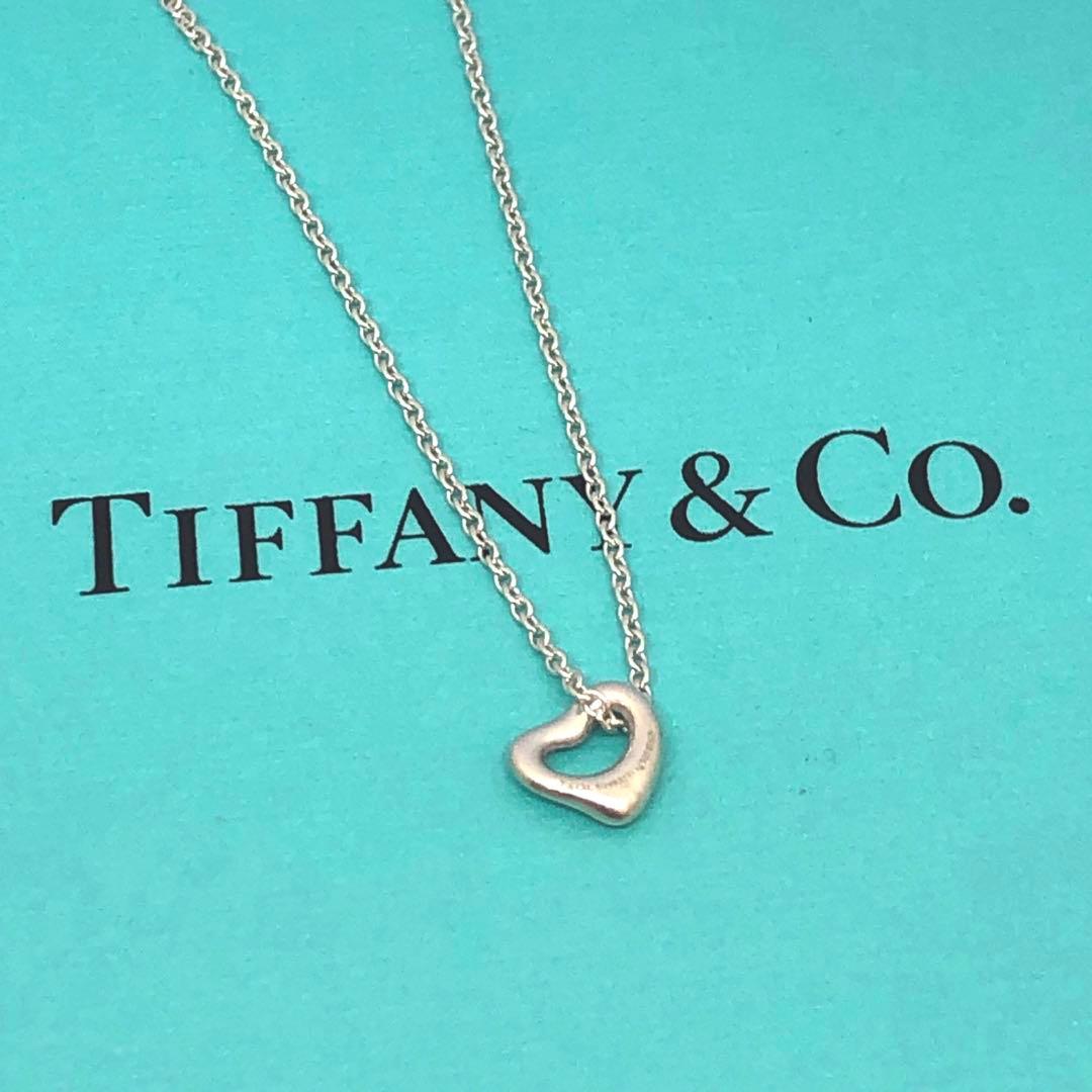 【専用‼︎】ティファニー オープンハート ネックレス オンライン限定 7mm