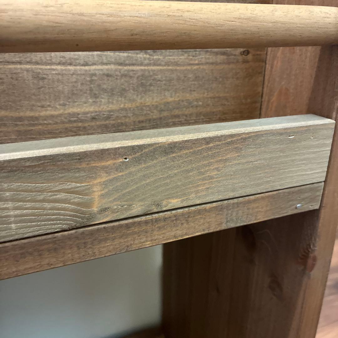 最終価格 モンテッソーリ 教具棚 絵本棚 ウォルナット