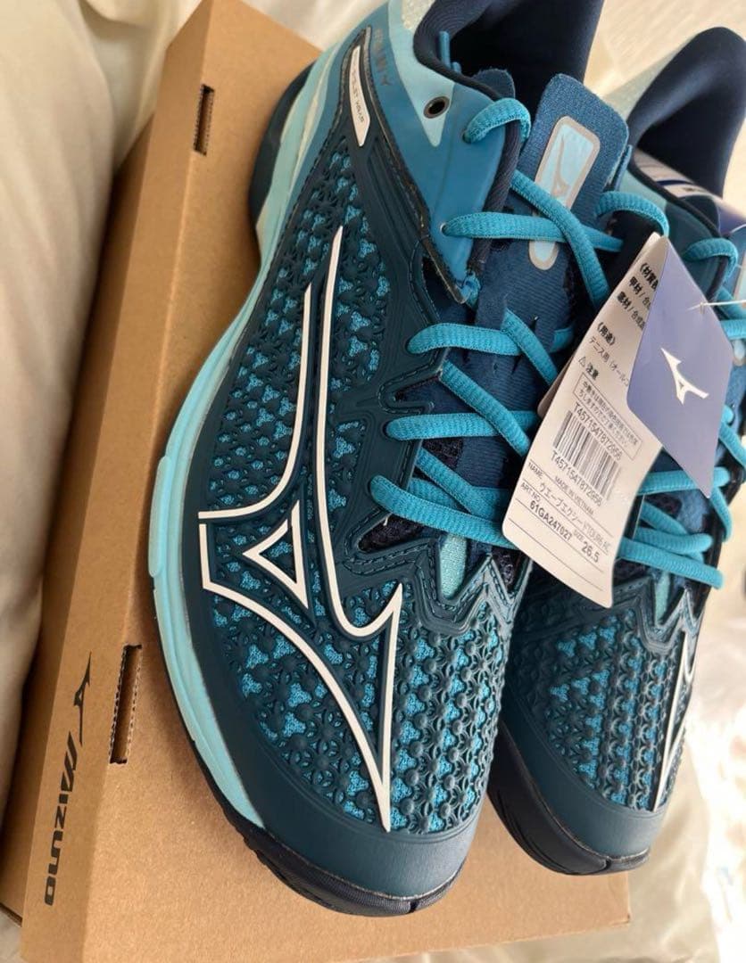 【新品未使用】Mizuno ミズノ テニスシューズ 26.5cm