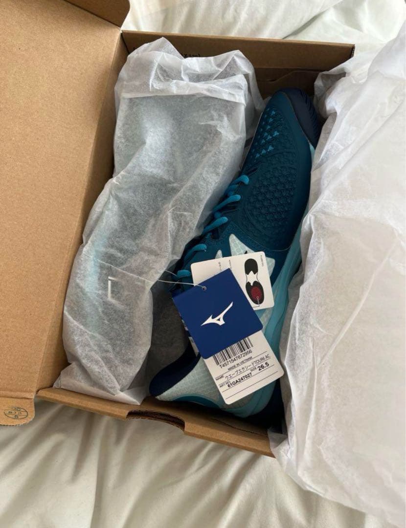 【新品未使用】Mizuno ミズノ テニスシューズ 26.5cm