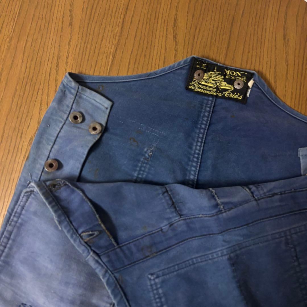 40s Le Mont Saint Michel モールスキンワークパンツ