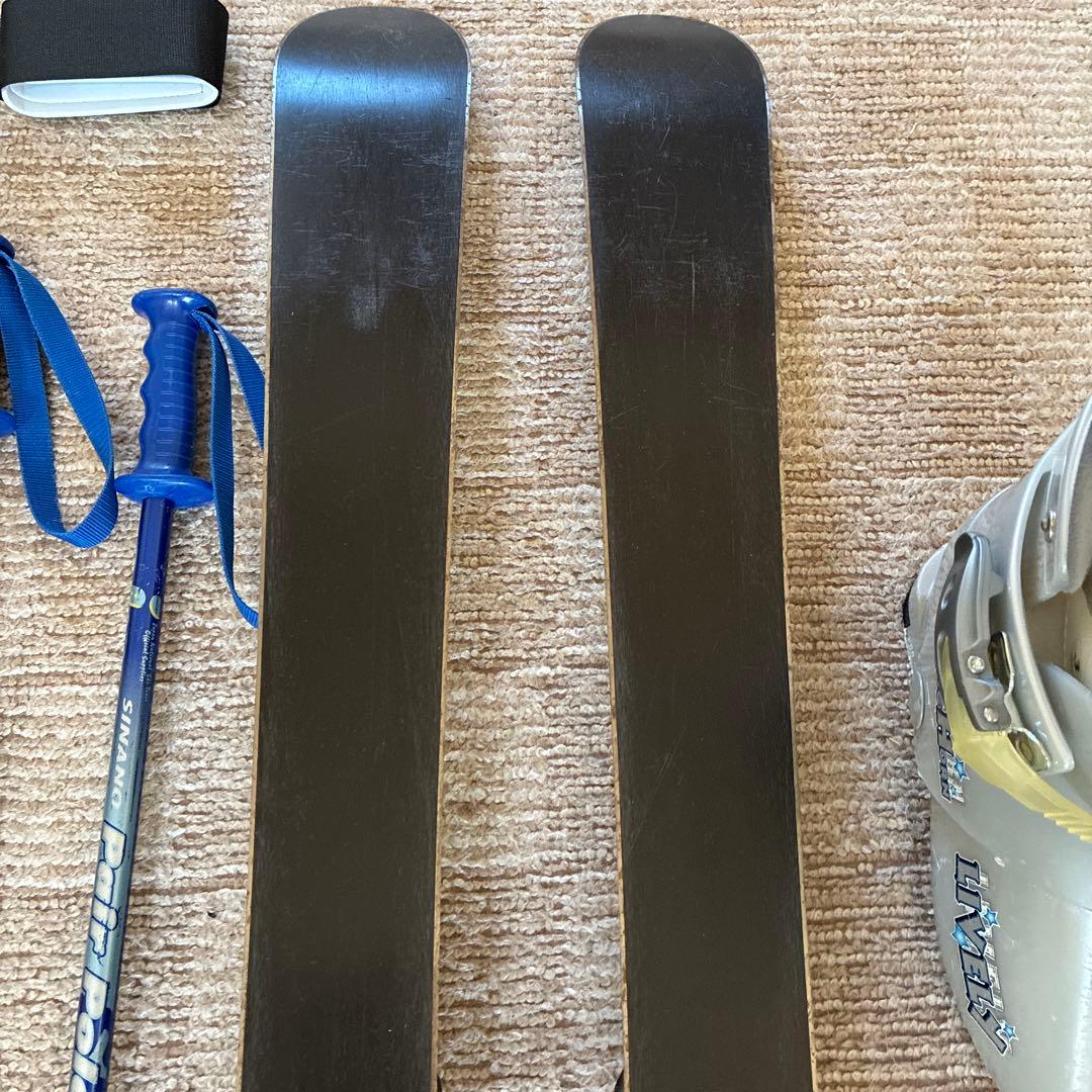 子供スキーセット NISHIZAWA120 ストック　ブーツバック、板ケース