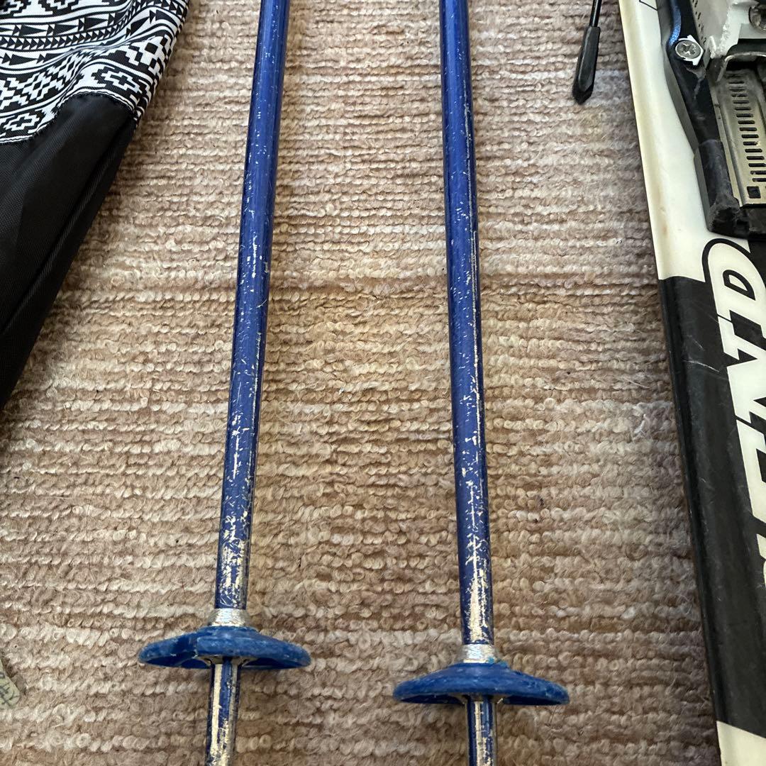 子供スキーセット NISHIZAWA120 ストック　ブーツバック、板ケース