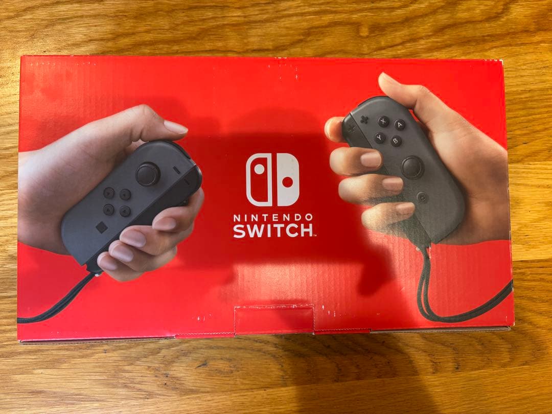 (箱あり)Nintendo Switch本体セット(コントローラーなし)