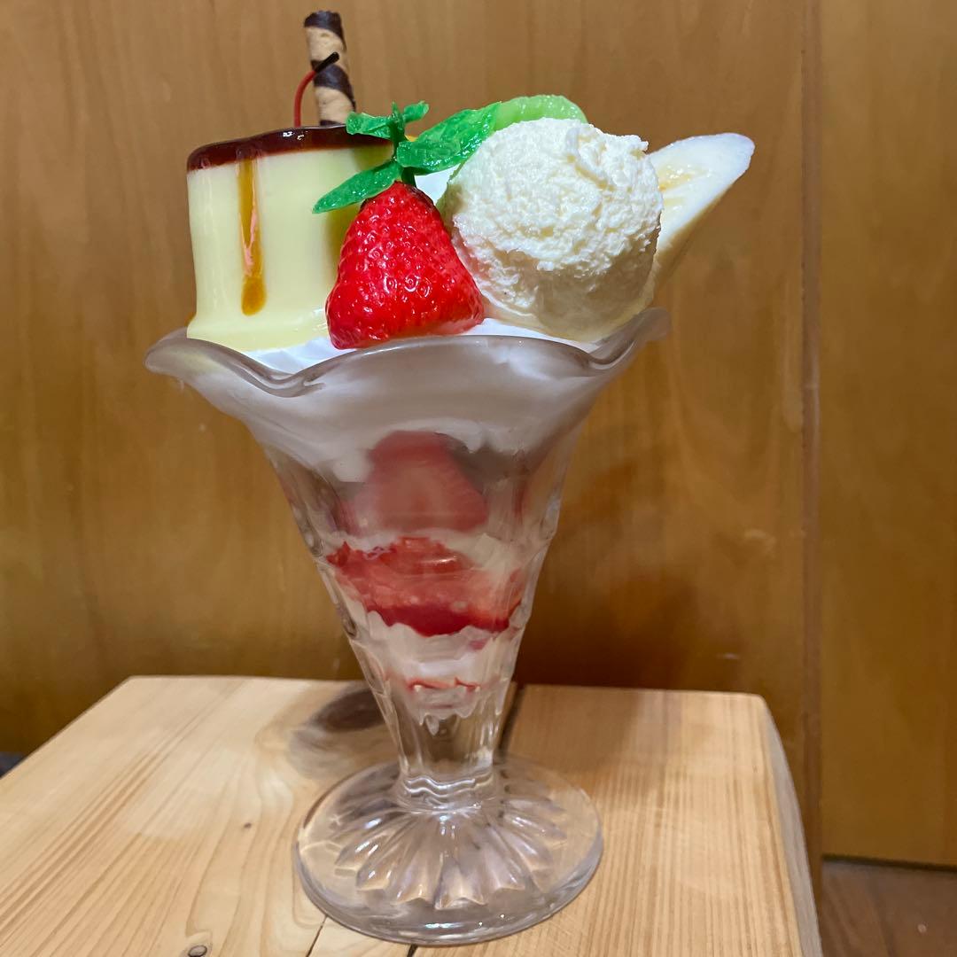 食品サンプル　パフェ　まいづる