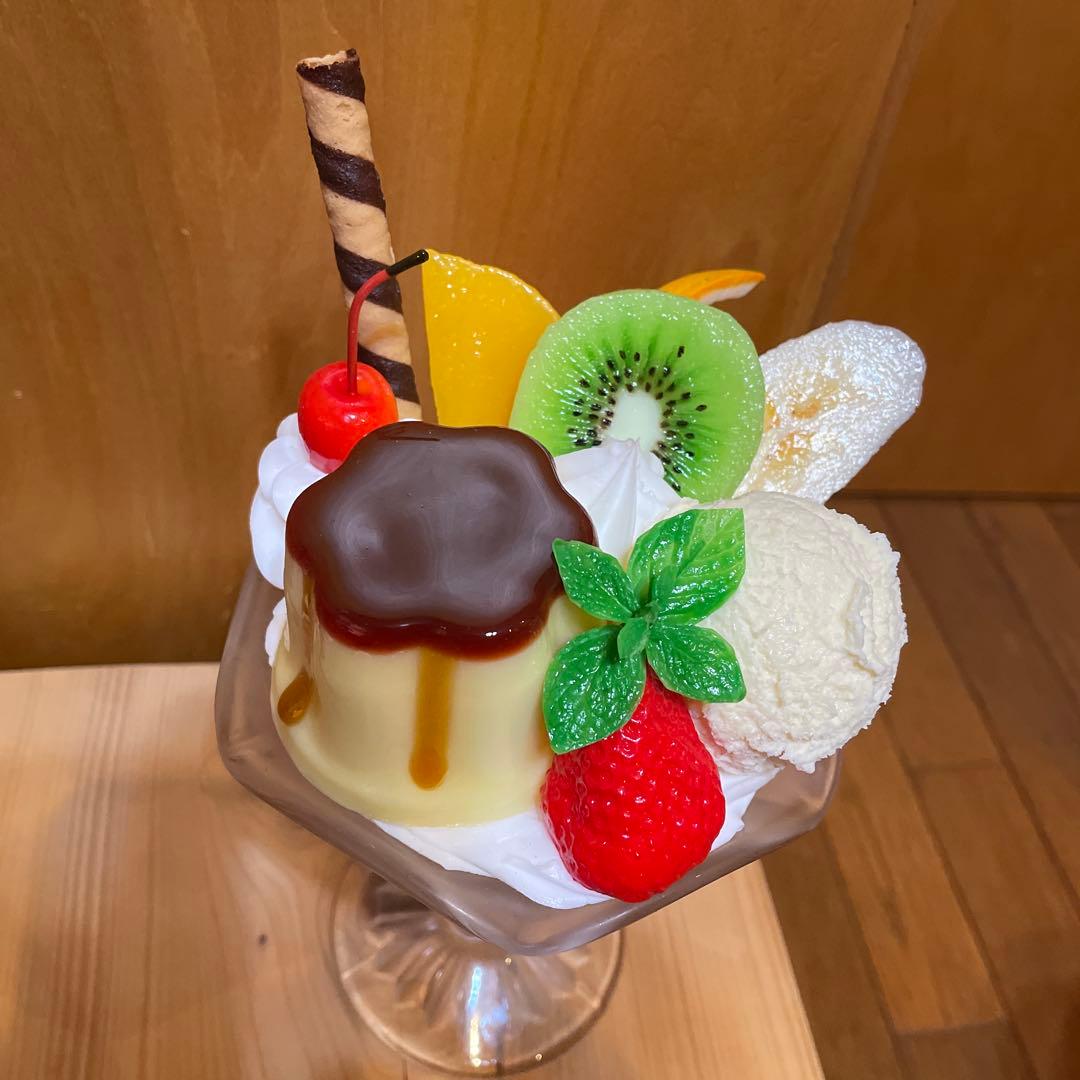 食品サンプル　パフェ　まいづる