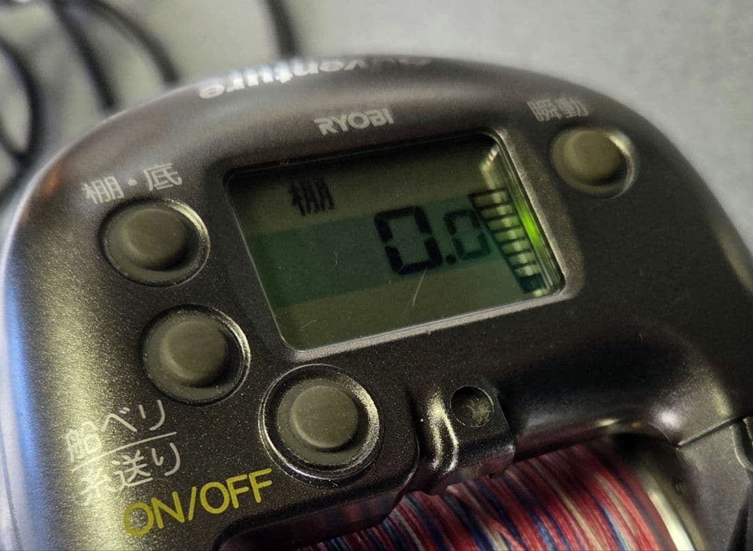 RYOBIアドベンチャーSS700AC 電動リールAdventureデジタル表示