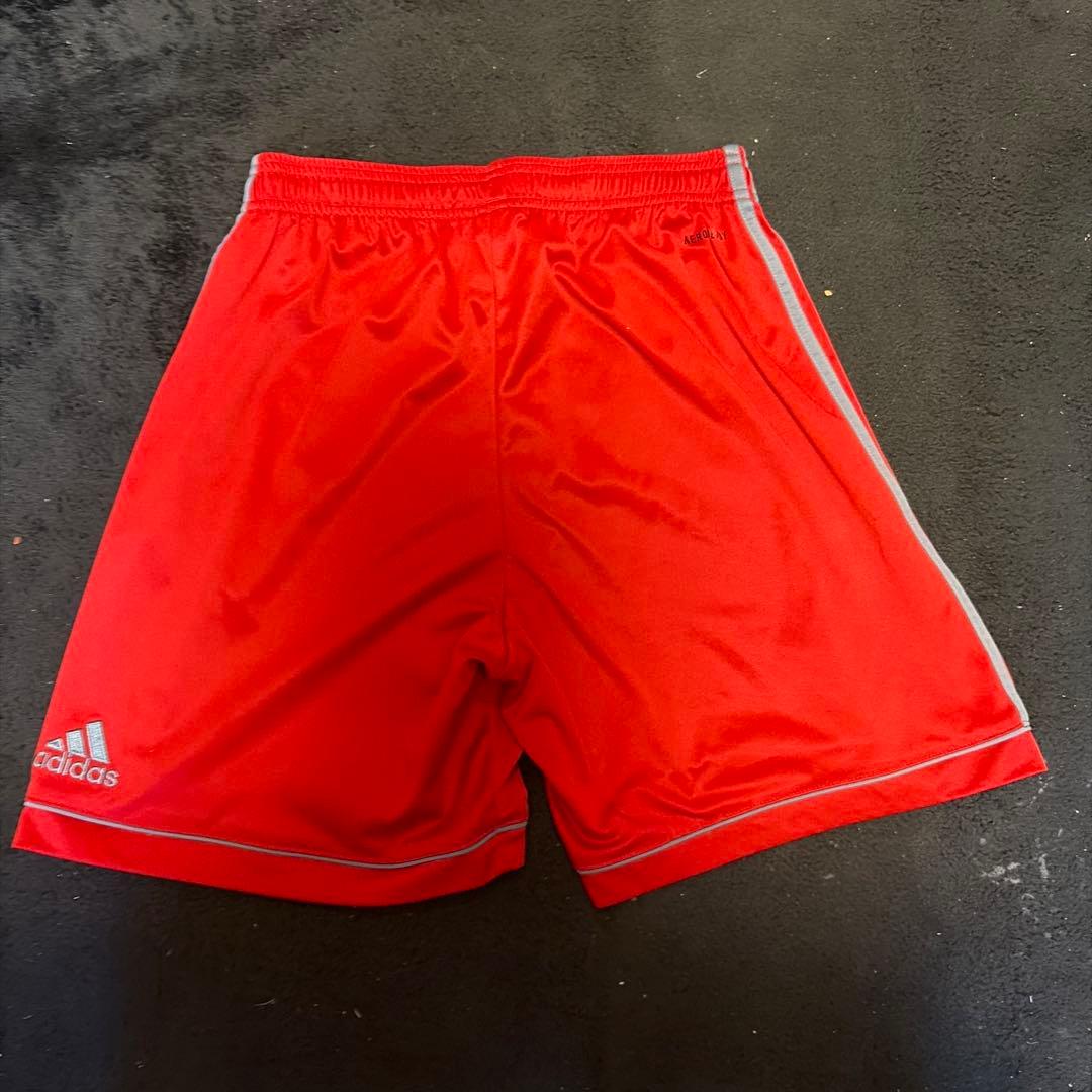 adidas 帝京第三サッカーウェア 91番 赤