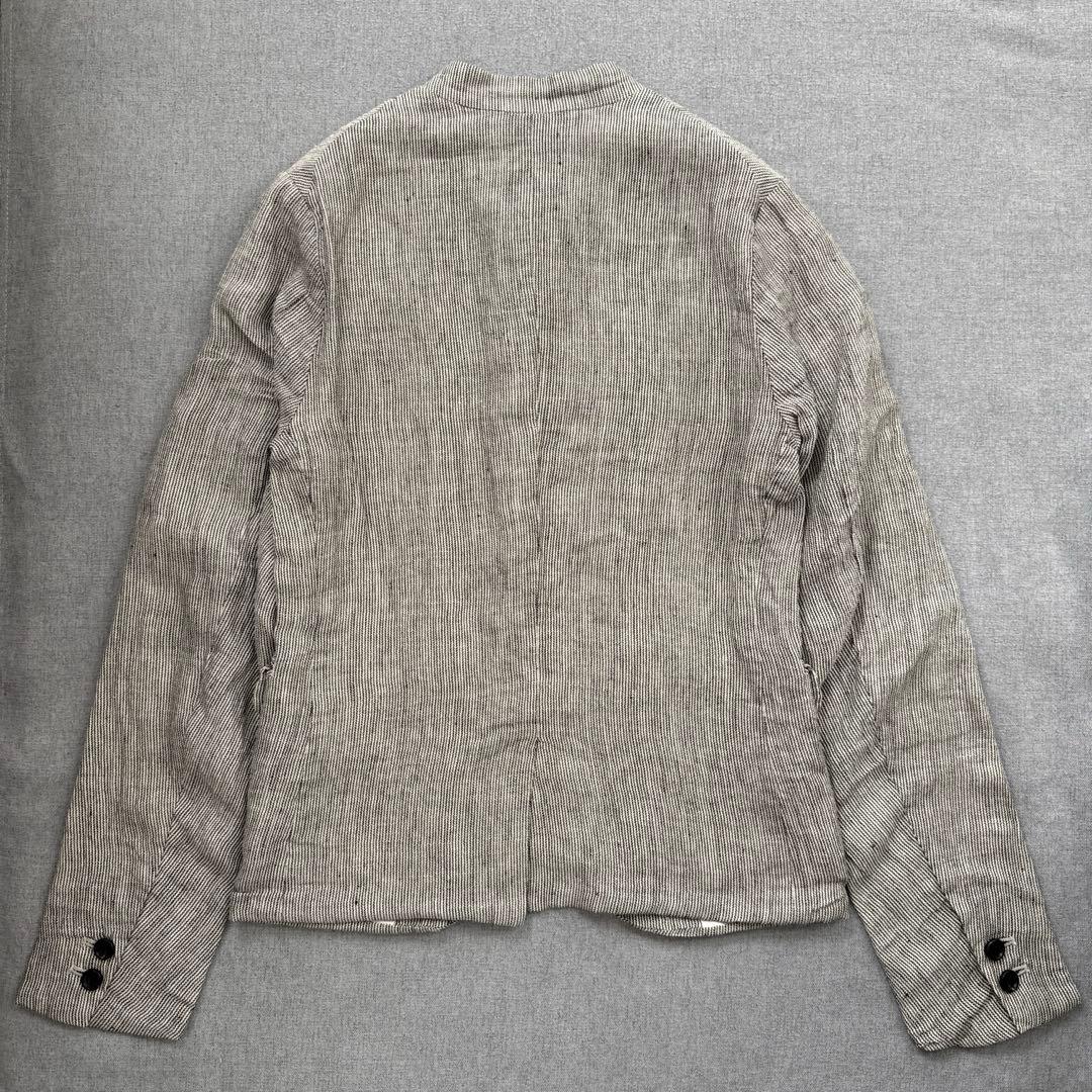 R&D.M.Co- ヘリンボーンスタンドカラージャケット