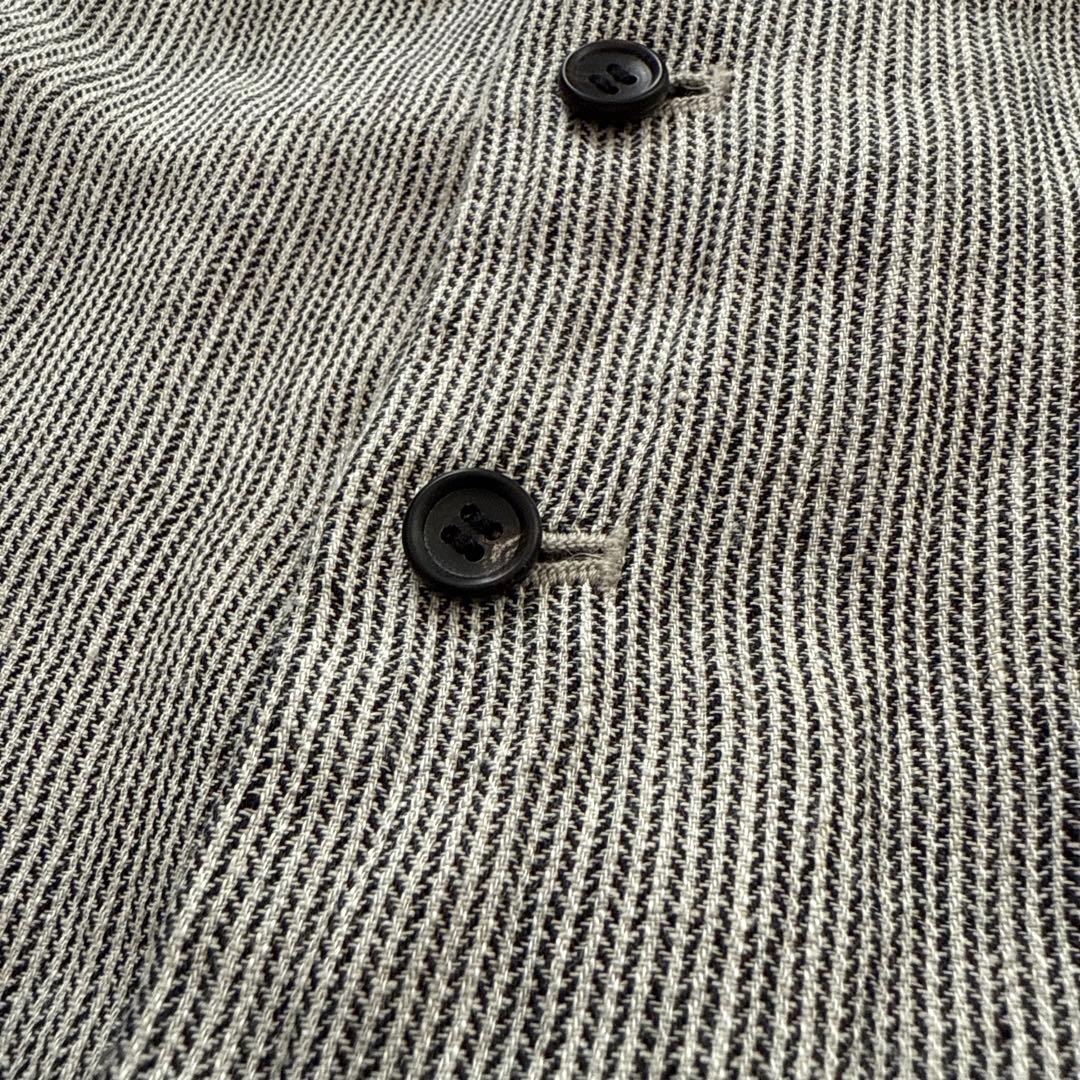 R&D.M.Co- ヘリンボーンスタンドカラージャケット