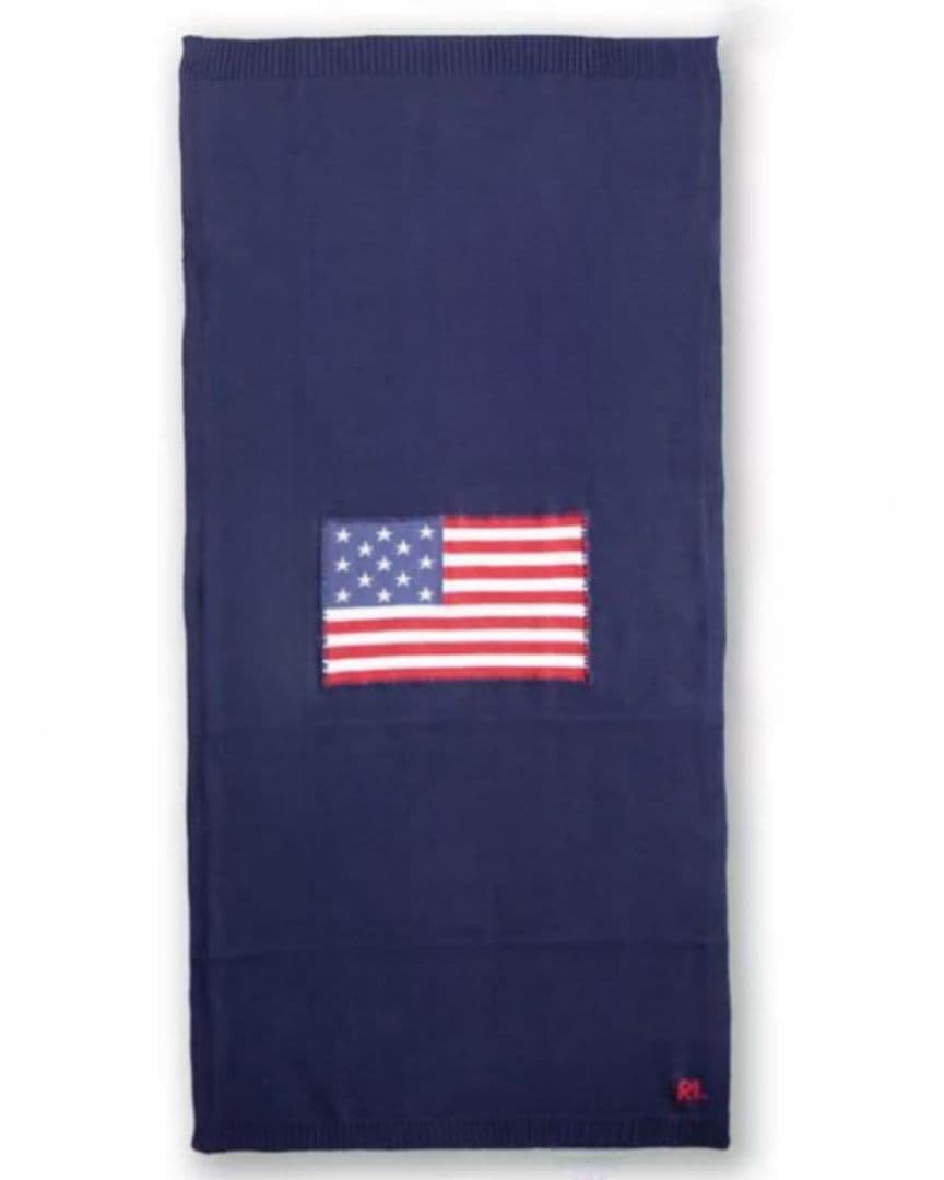 【セール】RALPH LAUREN  フラッグスローブランケット