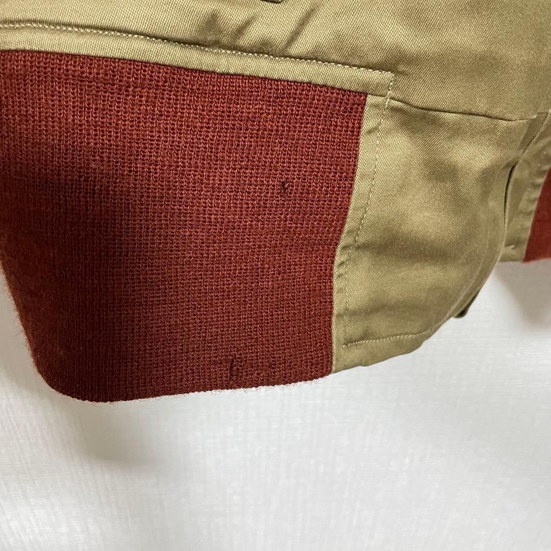 バズリクソンズ　USAF フライトジャケット　B-10 赤リブ　襟ボア　40