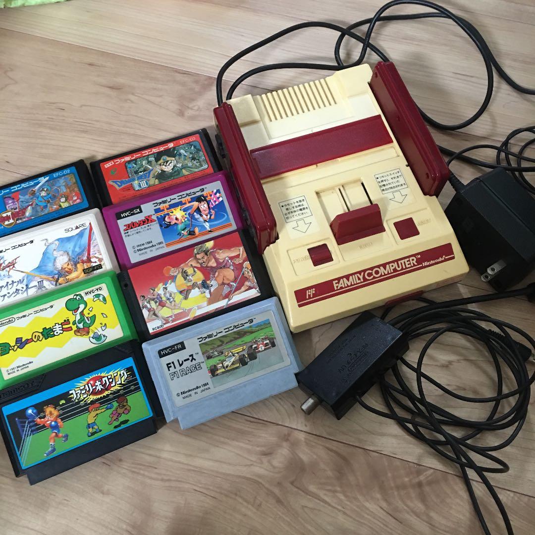 任天堂 ファミコン 本体 ソフト カセット まとめて