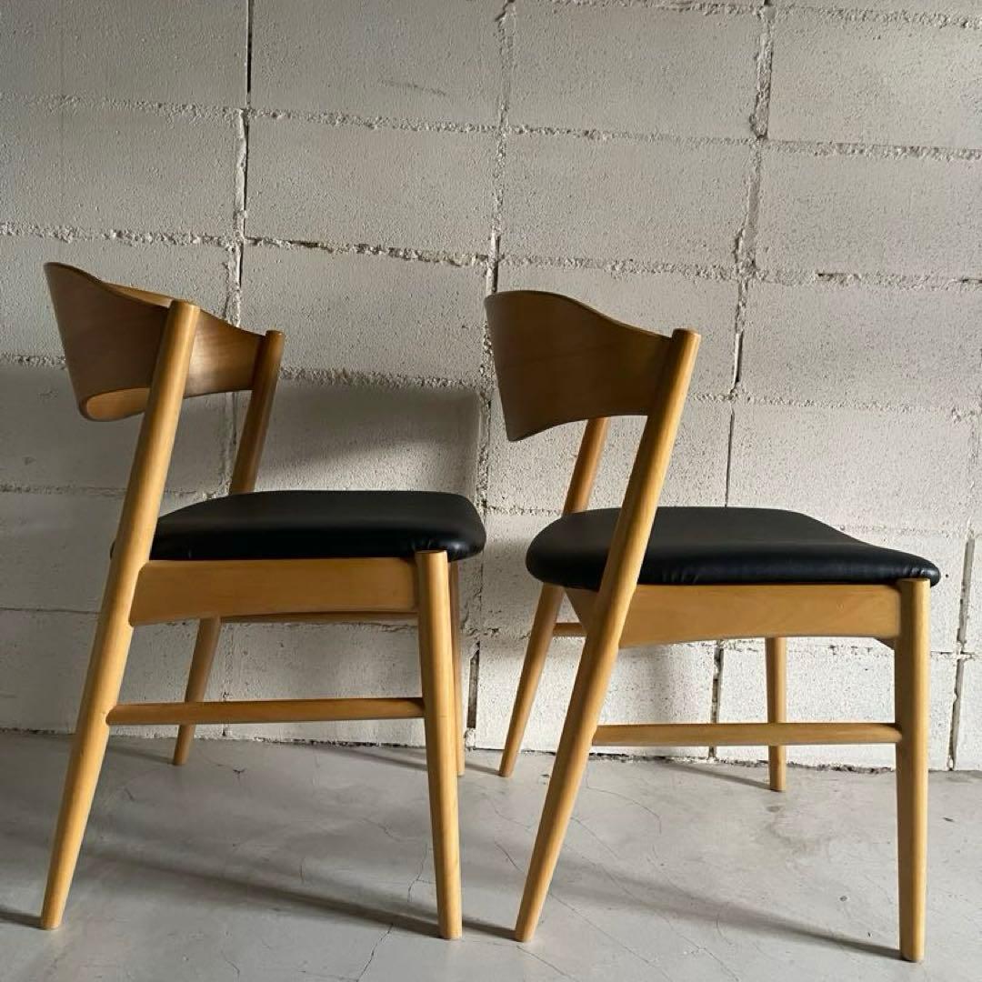 KEYUCA ケユカ　チェルビアット ダイニングチェア ２脚　ハーフアームチェア