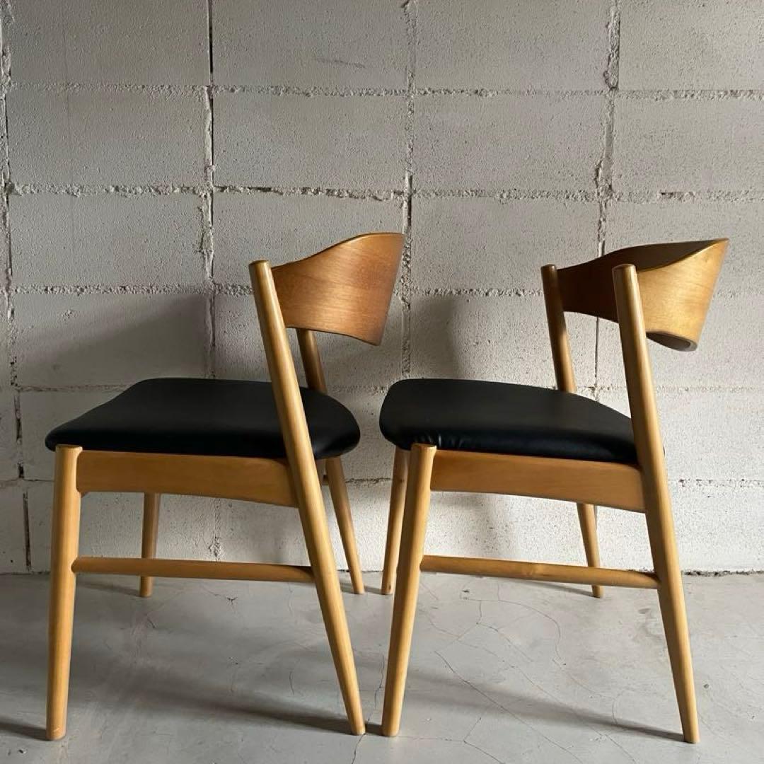 KEYUCA ケユカ　チェルビアット ダイニングチェア ２脚　ハーフアームチェア