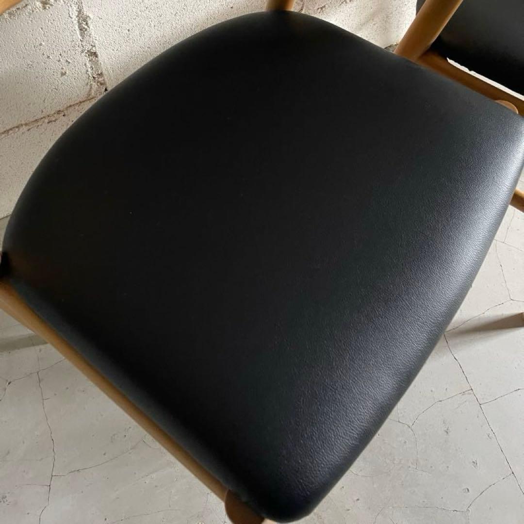 KEYUCA ケユカ　チェルビアット ダイニングチェア ２脚　ハーフアームチェア