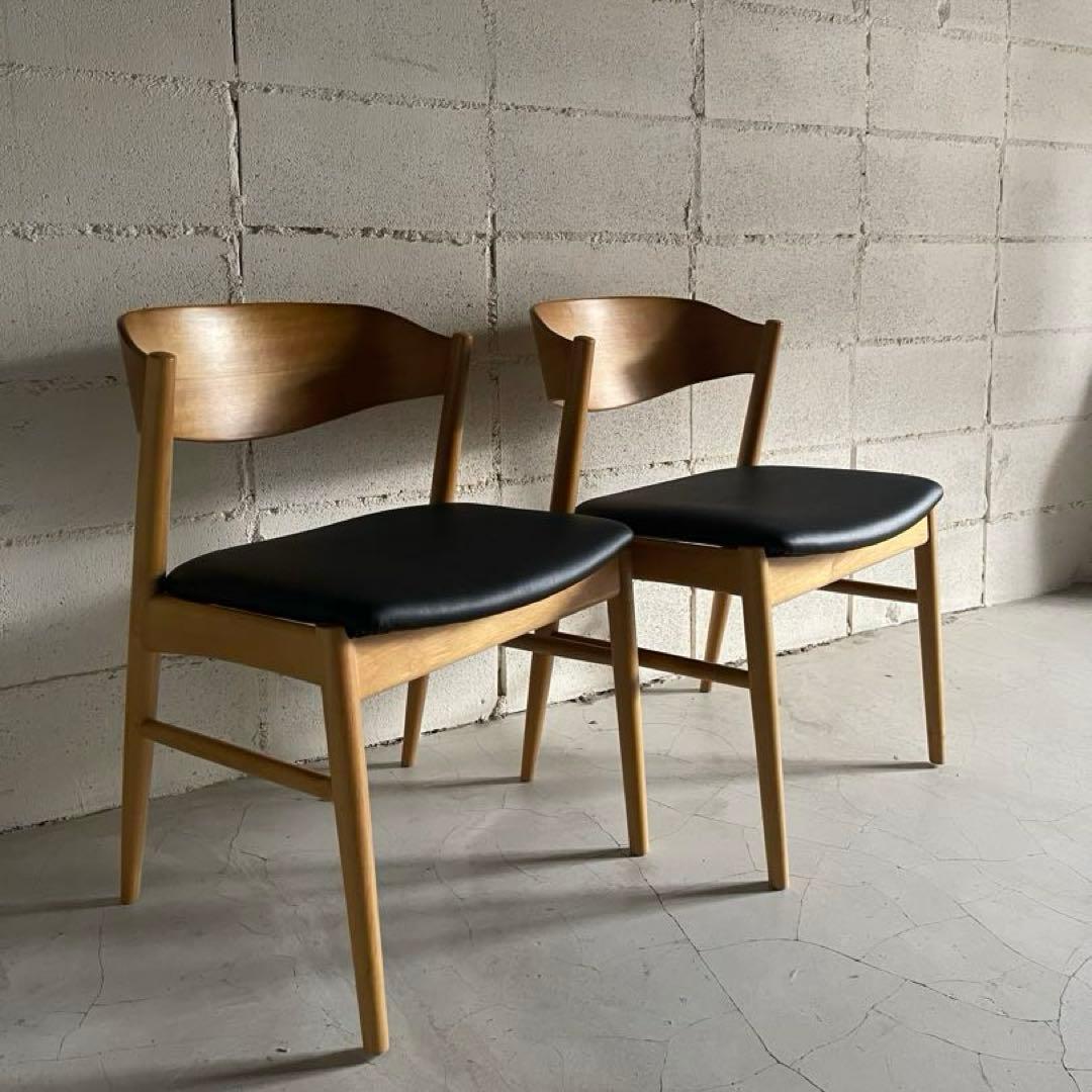 KEYUCA ケユカ　チェルビアット ダイニングチェア ２脚　ハーフアームチェア