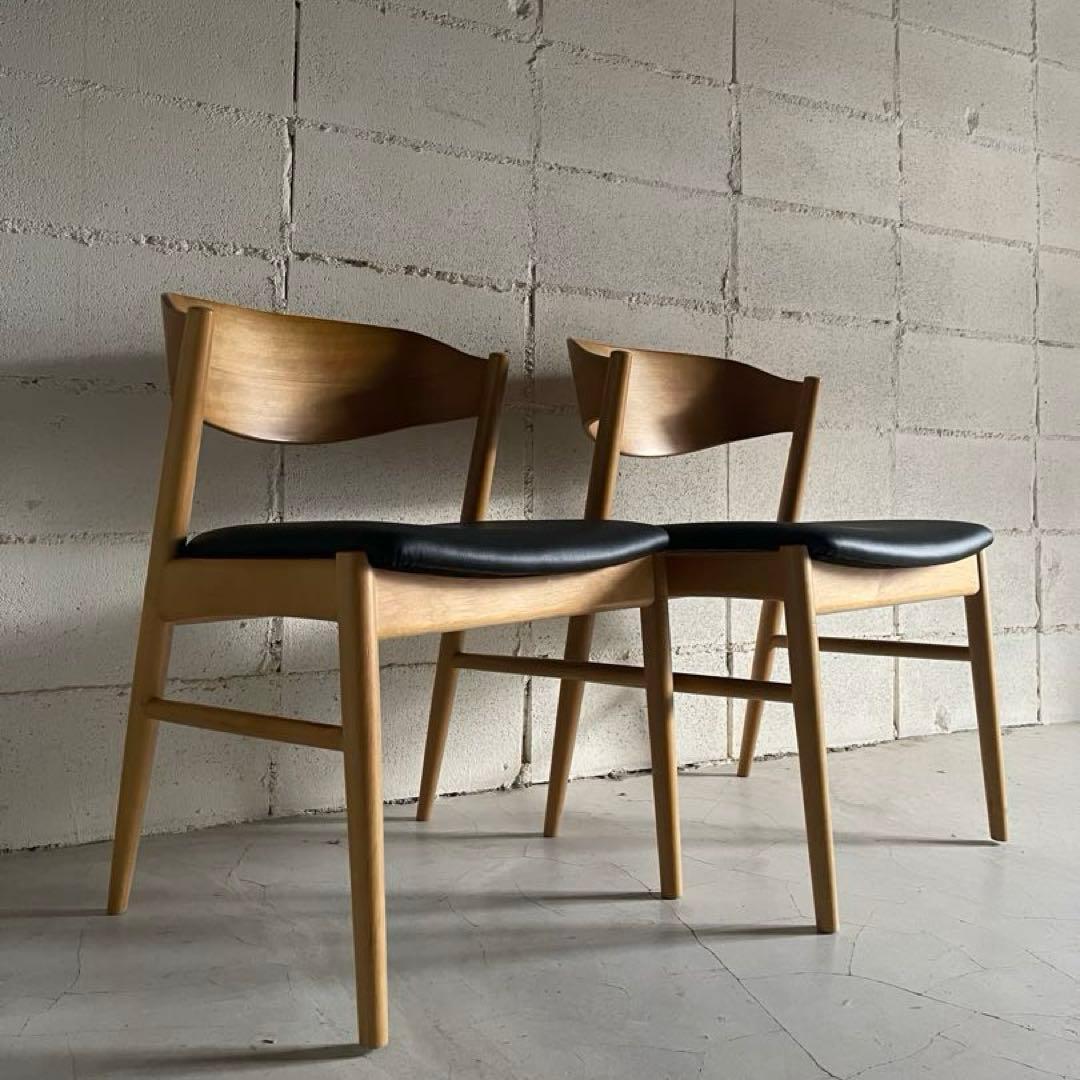 KEYUCA ケユカ　チェルビアット ダイニングチェア ２脚　ハーフアームチェア