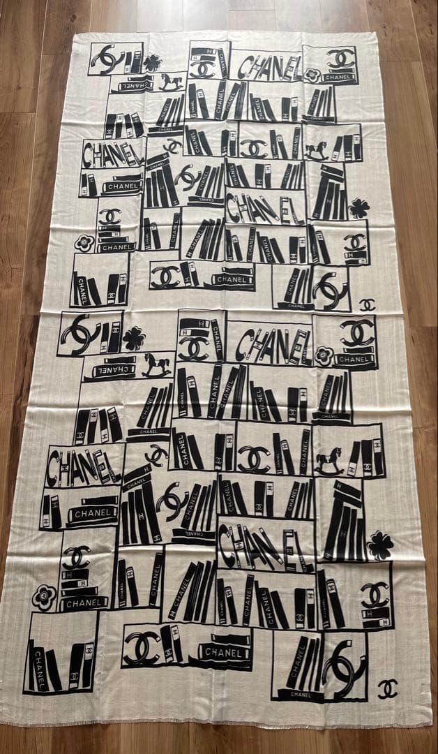 未使用　CHANEL ノベルティ ストール パシュミナ ココマーク