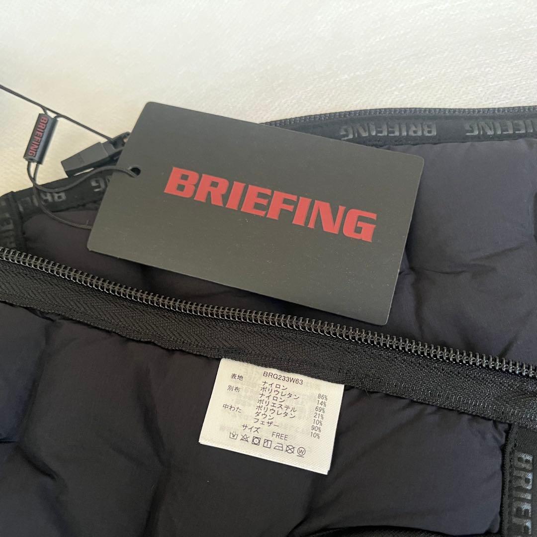 新品★黒 18,700円 BRIEFING ハイブリッドダウンレッグウォーマー