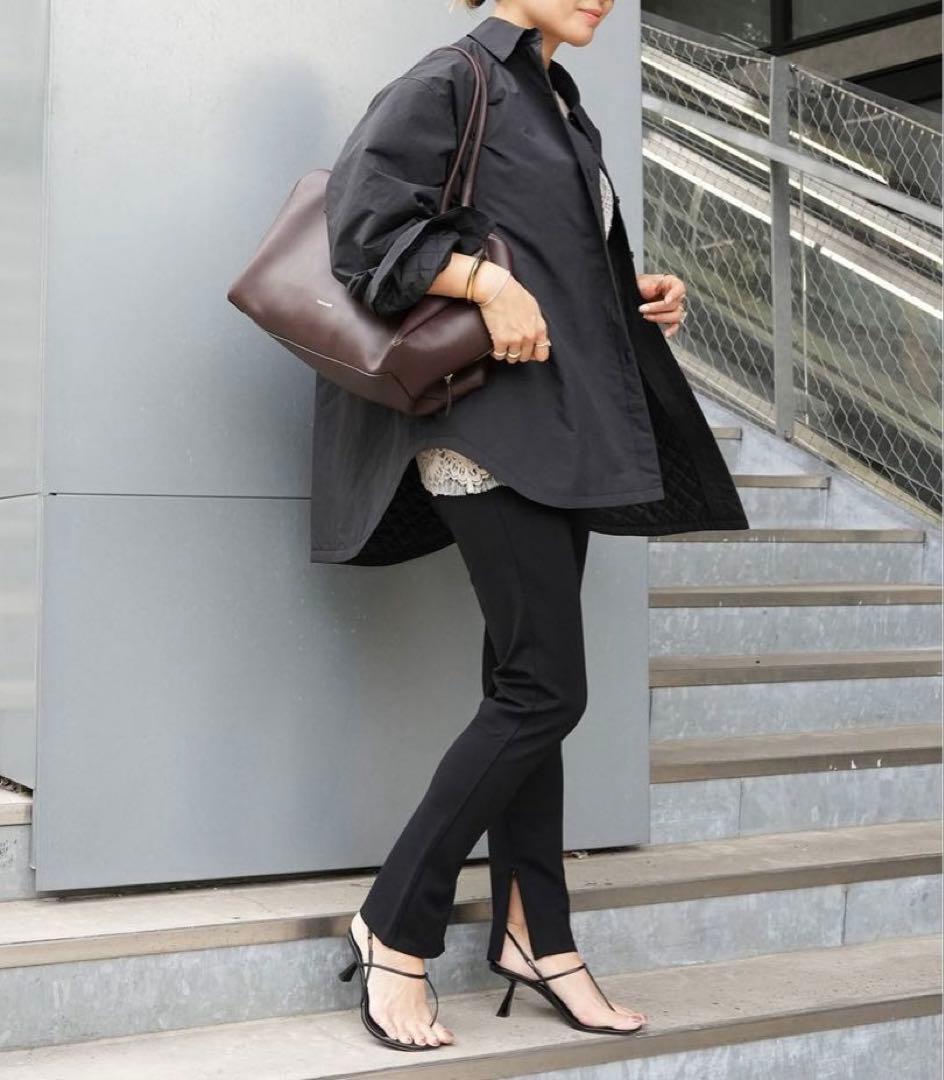 【タグ付き未使用】Deuxieme Classe 裾Zipレギンスパンツ 34