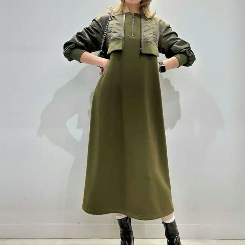 LASUD　ブルゾンレイヤードワンピース　ラシュッド　ヤマダヤ福袋　ラディエイト