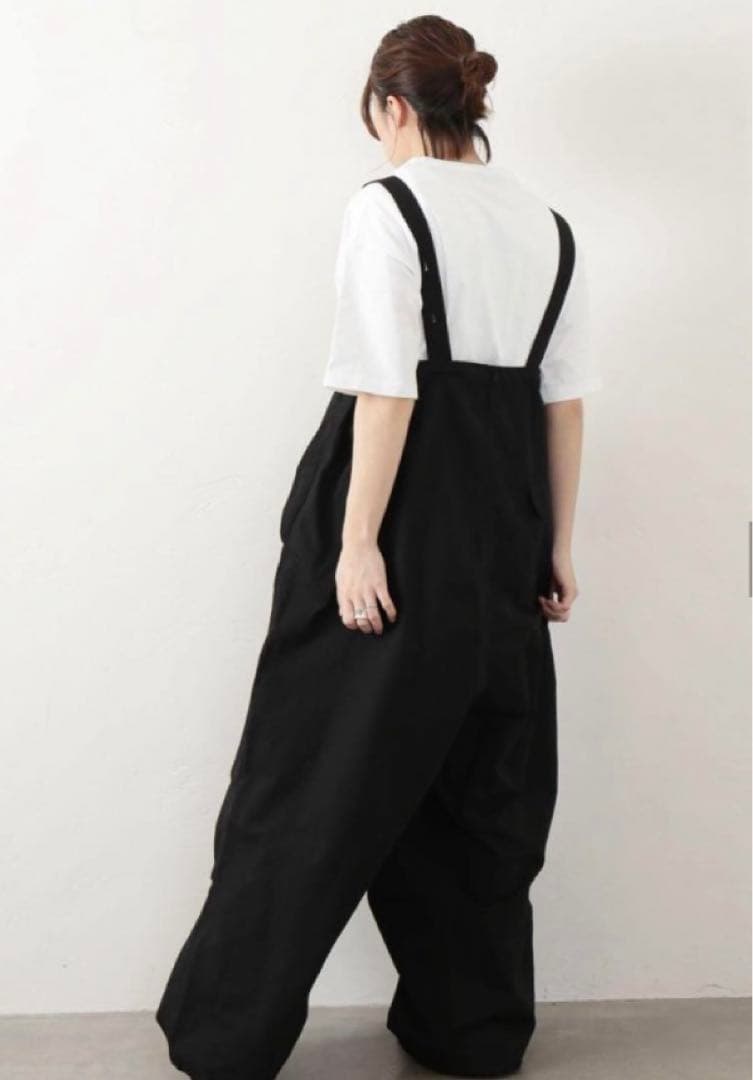 js luxe CLポプワッシャー サスペンダーパンツ