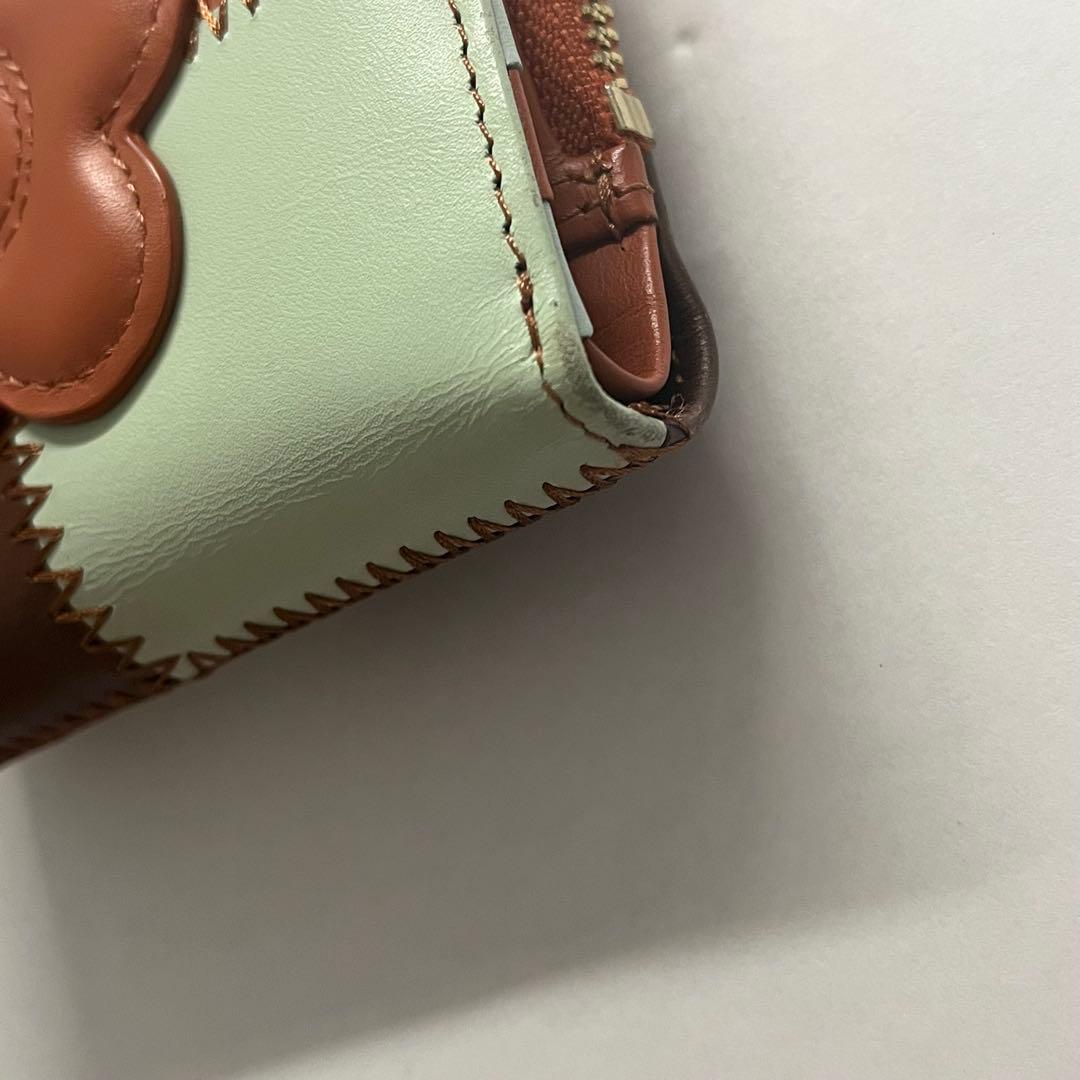 MARY QUANT マリークヮント パッチワークウォレット 二つ折り財布