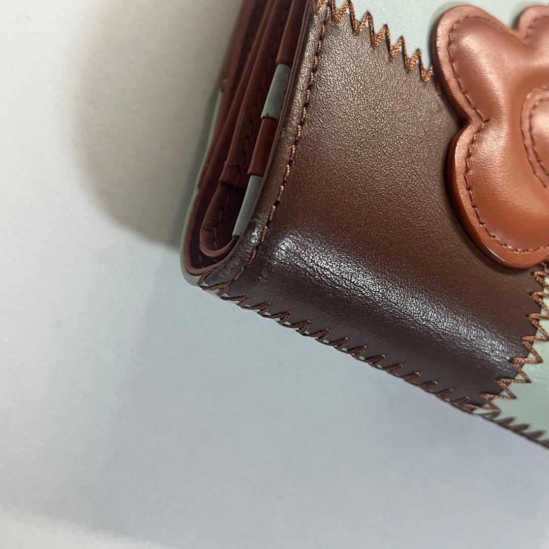 MARY QUANT マリークヮント パッチワークウォレット 二つ折り財布